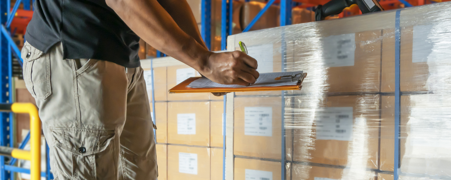 Shipping/Receiving Foundry operator checking Inventory to ensure the accuracy of product availability for our customers 